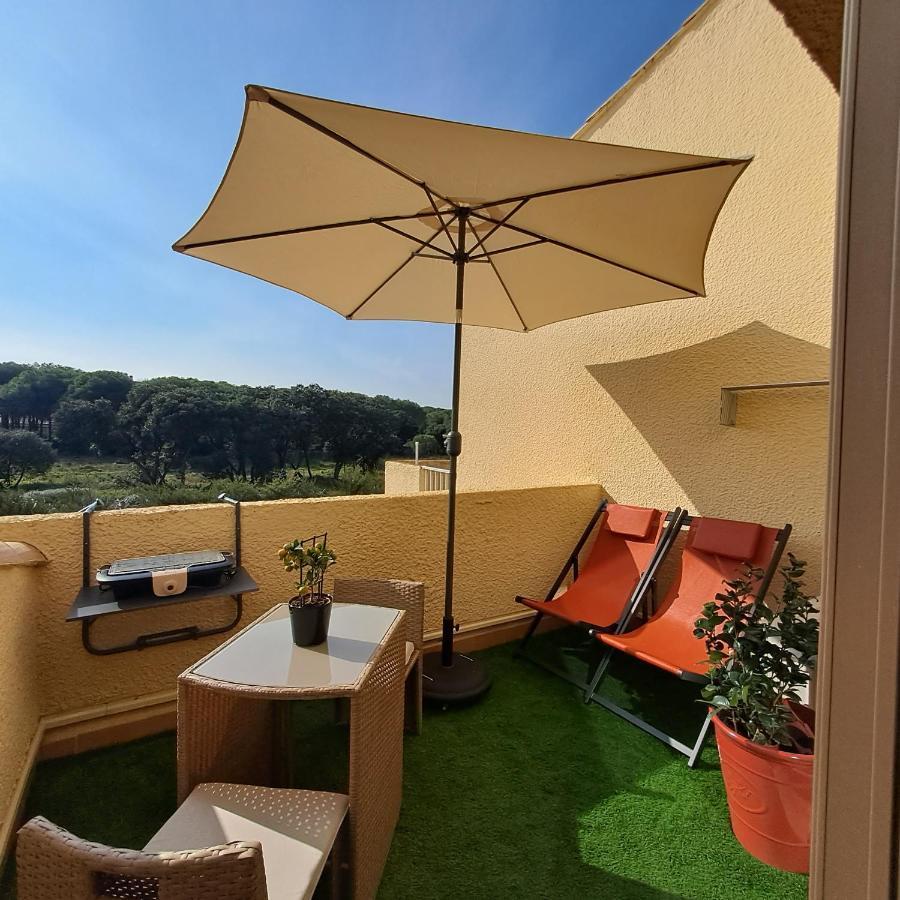 Studio Climatise Cosy Avec Grande Piscine Chauffee Agde Esterno foto