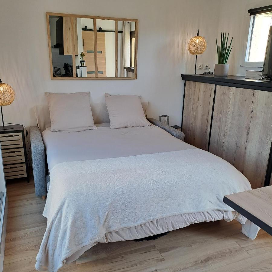 Studio Climatise Cosy Avec Grande Piscine Chauffee Agde Esterno foto